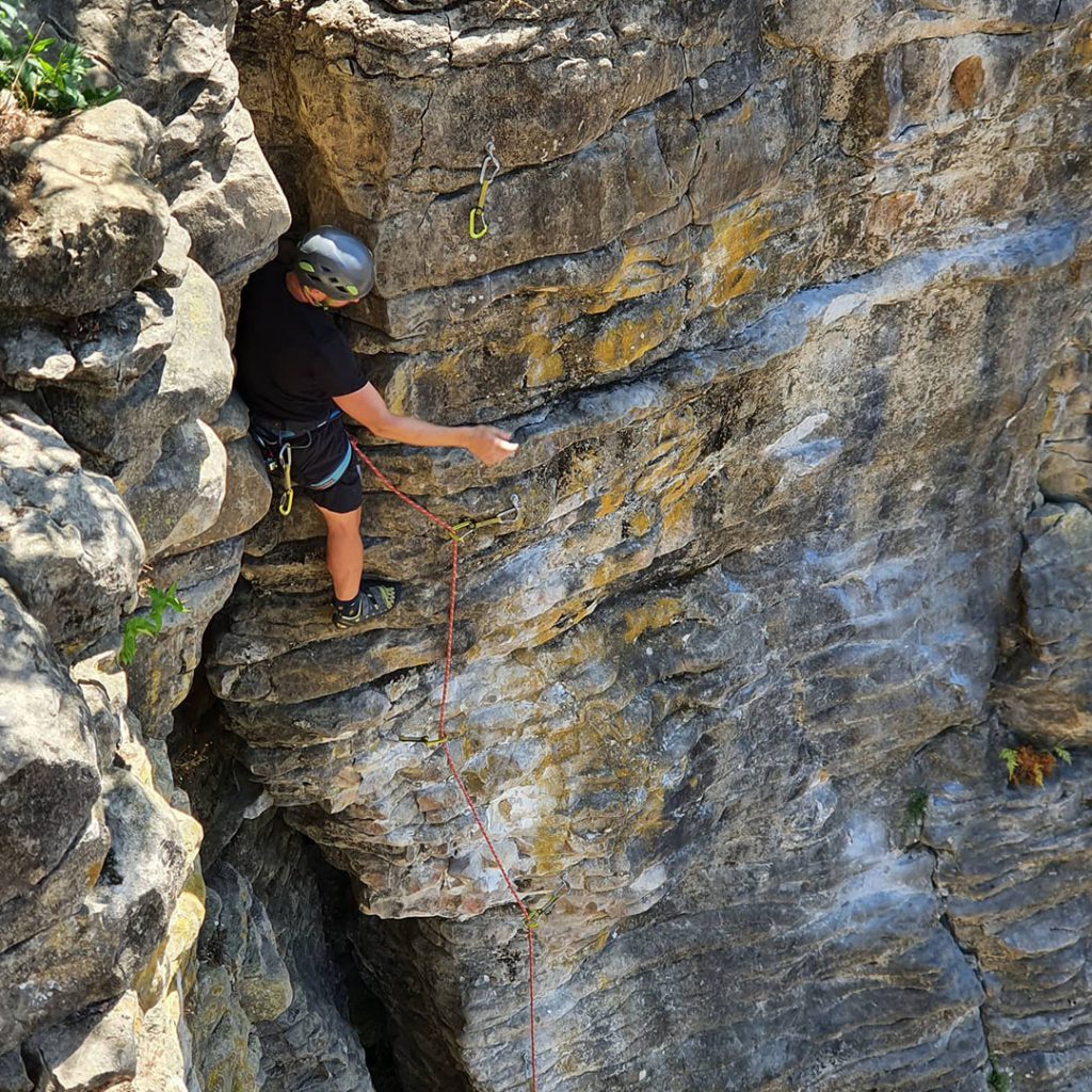 Sport Rock Climbing Course NZ New Zealand Raglan Rock