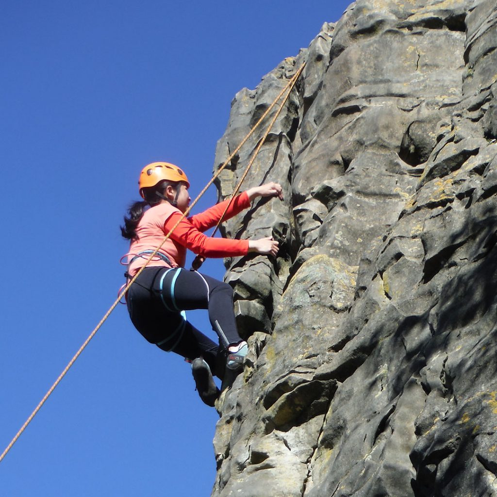 Top Rope Rock Climbing Adventure New Zealand Raglan Rock NZ